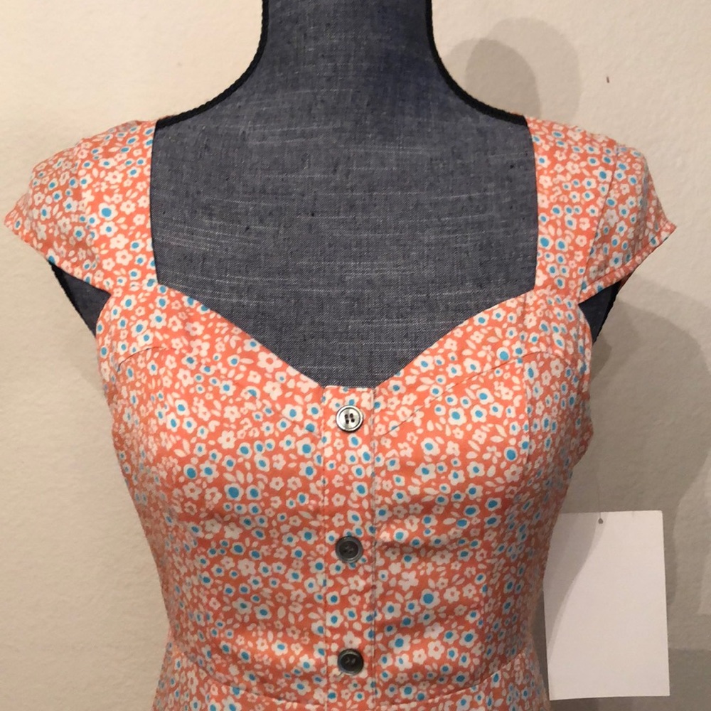 Small floral mini dress - Picture 2 of 7